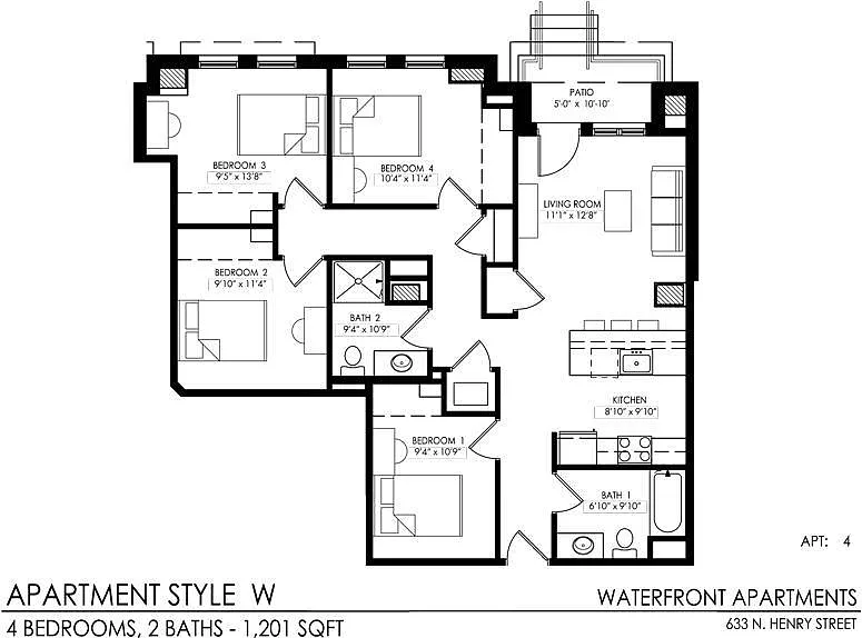 Floor plan W