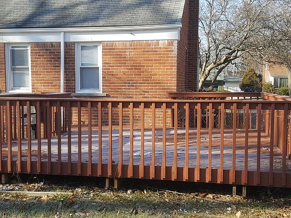 Deck was just refinished