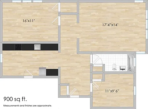 Floor plan 1036 Randolph