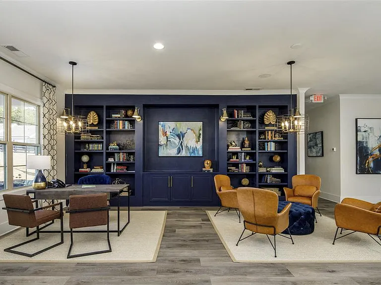 Clubhouse living room with ample seating