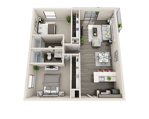 Floor plan Castaway (B2C-S)