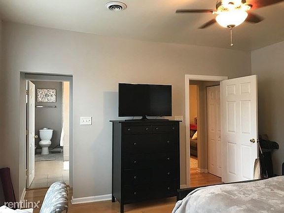 Bedroom view to bathroom