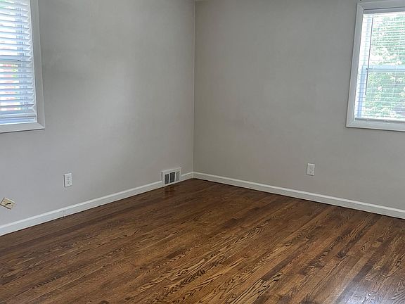 Large primary bedroom upstairs with LED fan light and large closet!