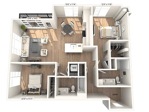 Floor plan B03b-FP2