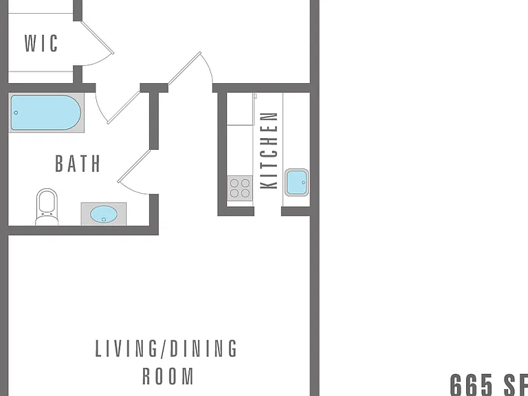 Nest
One bedroom, one bathroom
665 square feet Nest
One bedroom, one bathroom
665 square feet