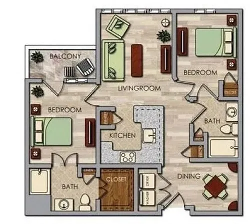 Floor plan B1