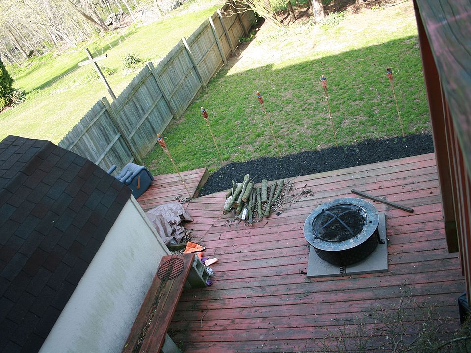 Back Yard and Deck