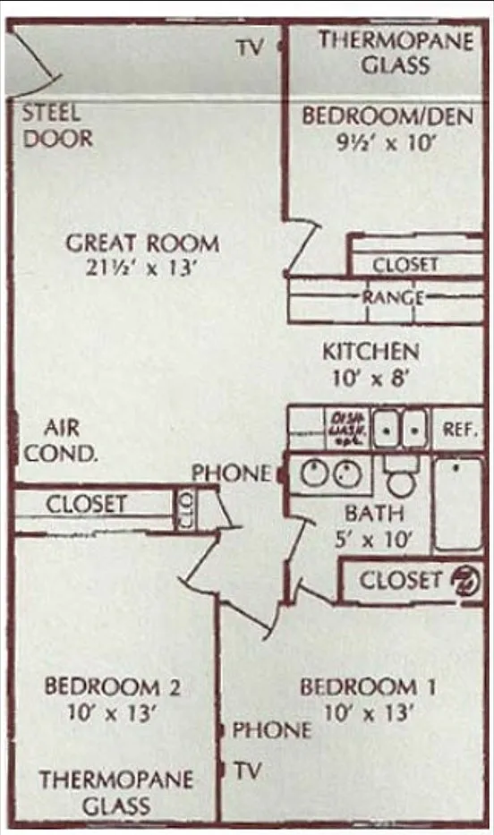 Floor plan 3 Bedroom