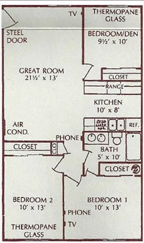 Floor plan 3 Bedroom