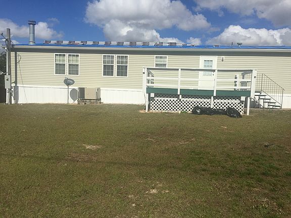 Backyard with deck