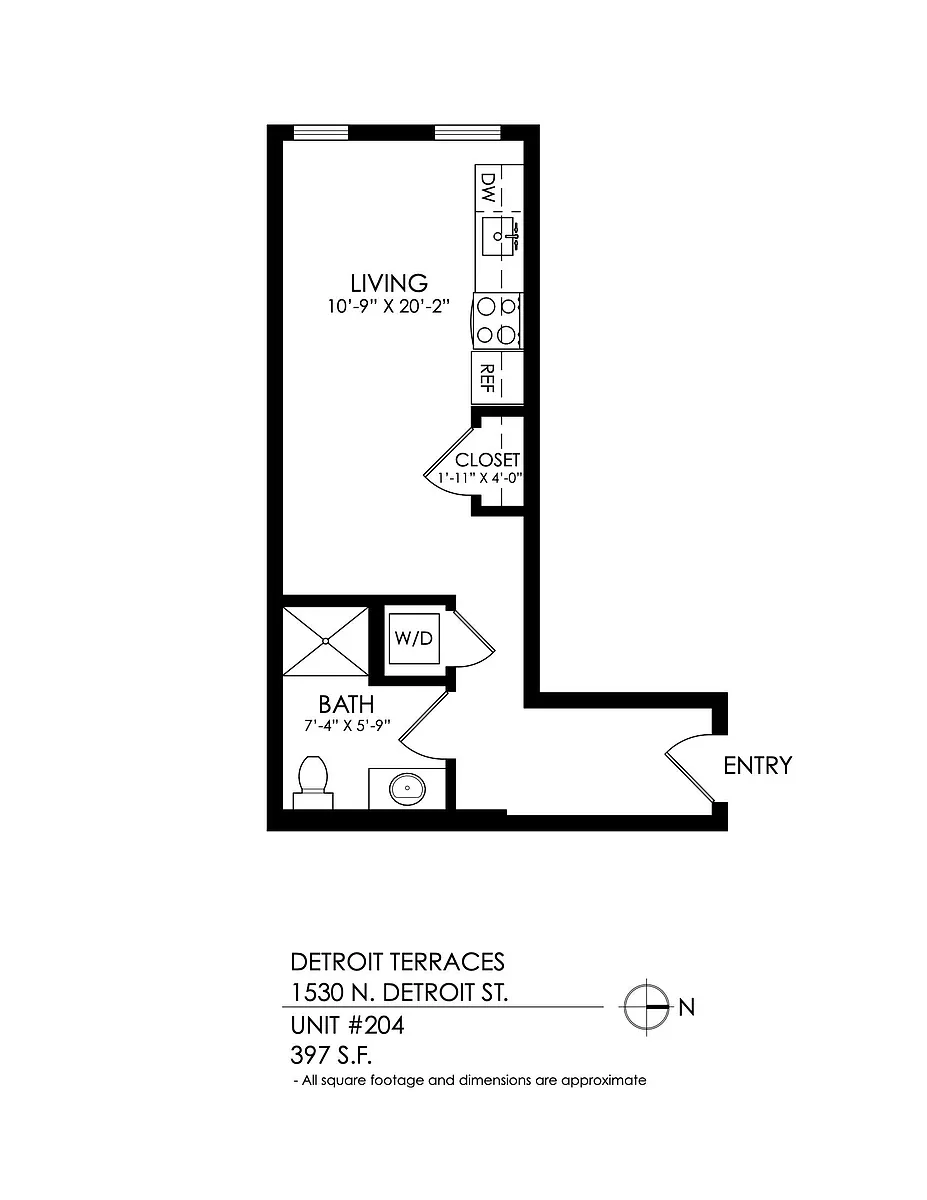 Floor plan Studio