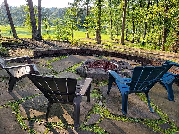 Fire pit golf course 