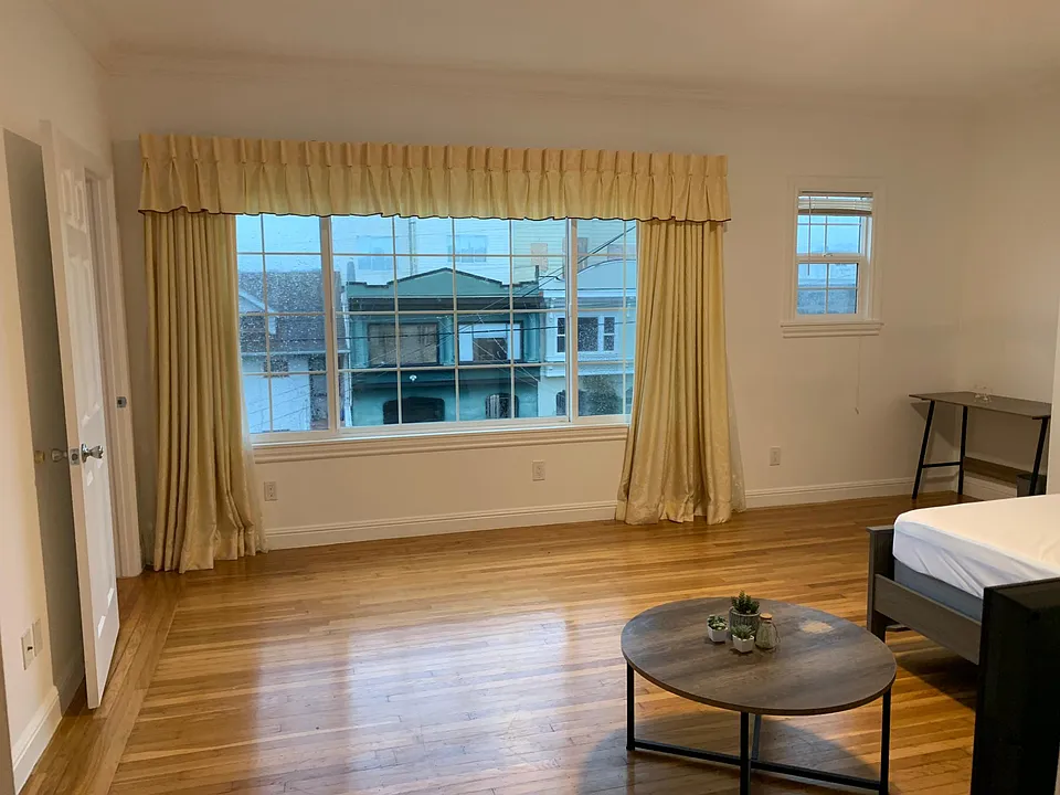 Large window in Main Bedroom