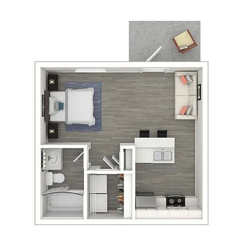 Floor plan The Oak