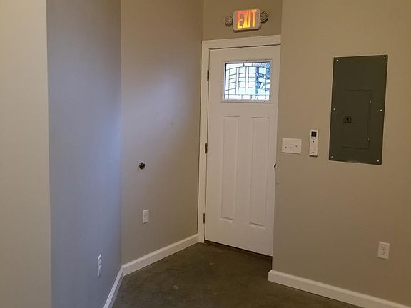 View of front entrance from living room