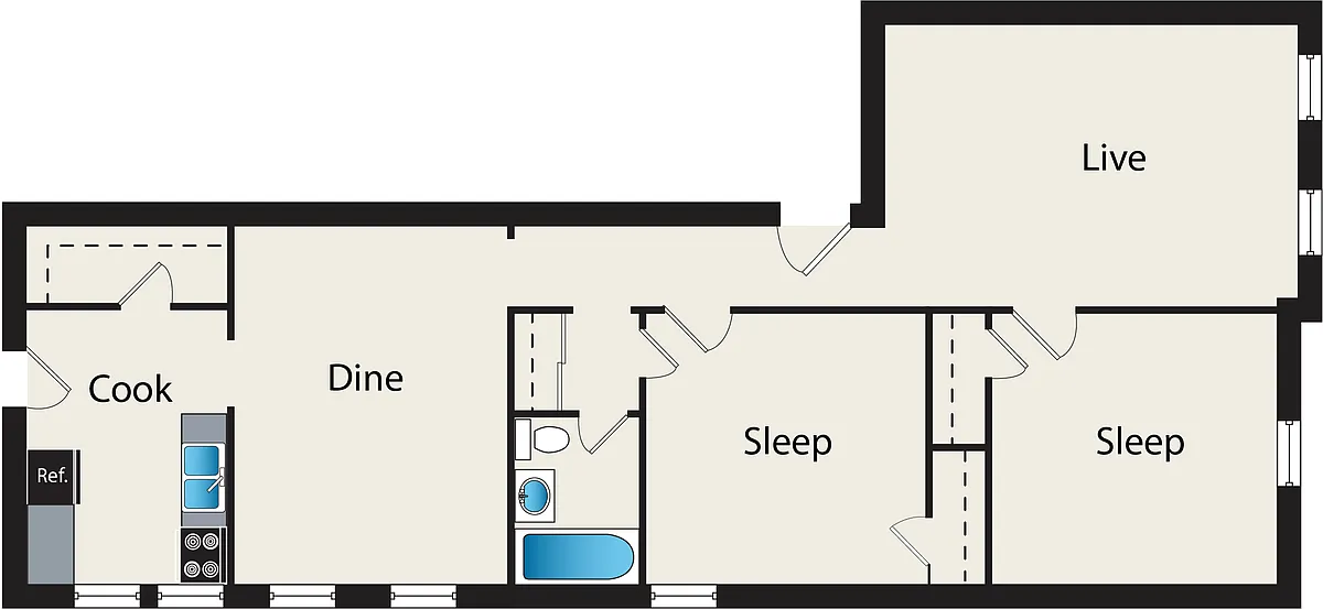 Floor plan B1