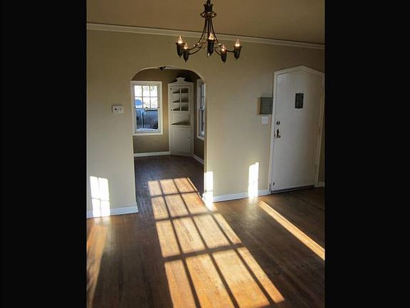 Archway to dining room