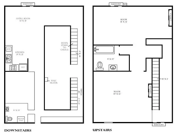 Floor plan Townhouse