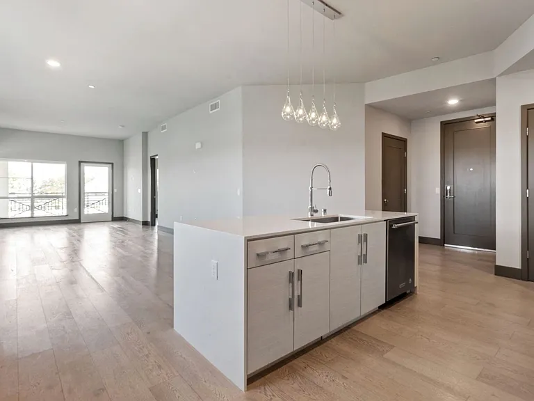 Modern kitchen with elegant finishes