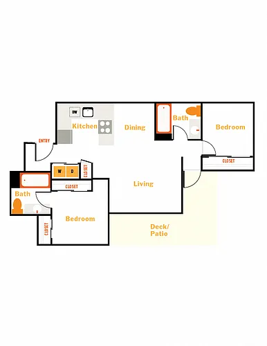 Floor plan 2X2 - C1