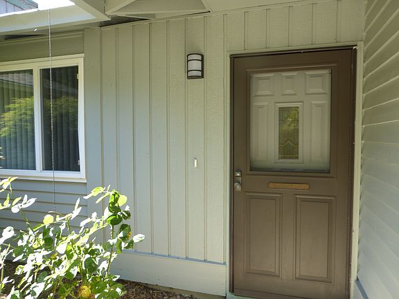 Front door of home with storm door