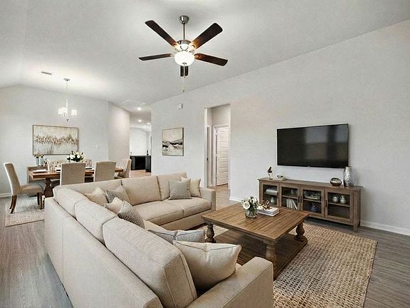 Virtually staged photo of home