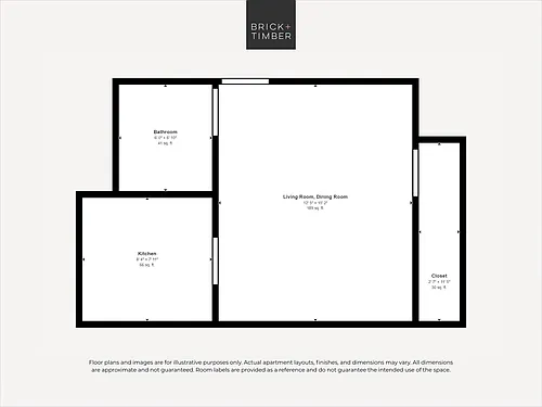 Floor plan Studio