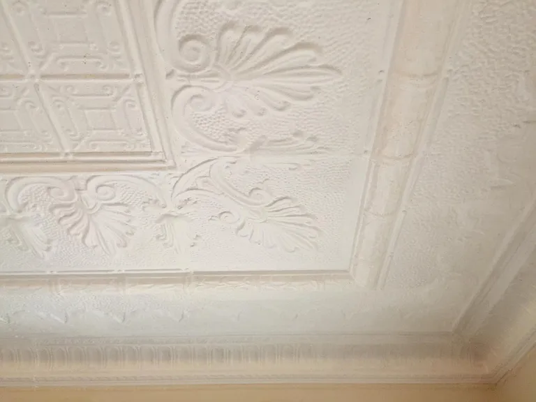 Dining Room tin Ceiling