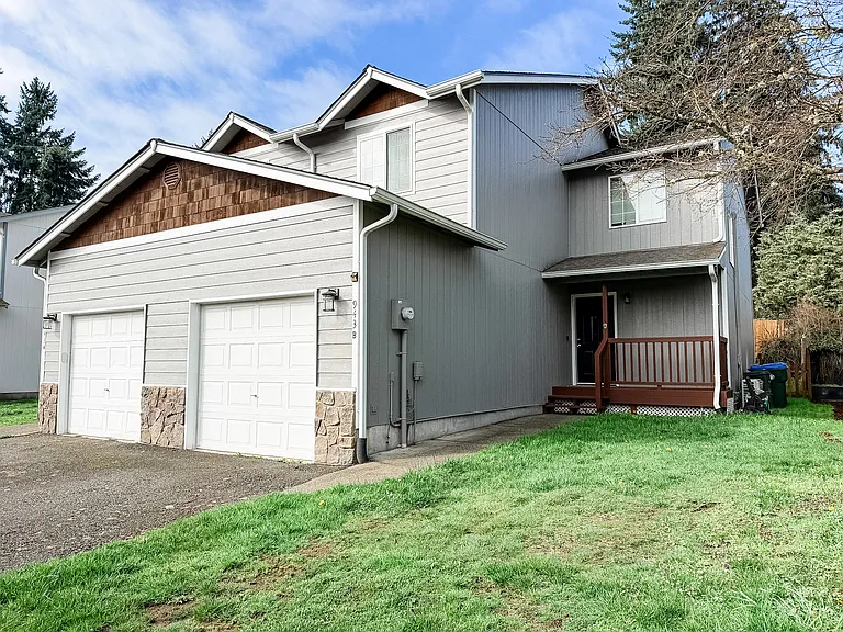 Front yard of side B.