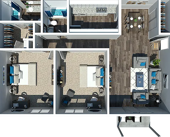 2 Bedroom 2 Bathroom 2 Bedroom 2 Bathroom