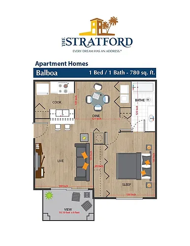 Floor plan Balboa