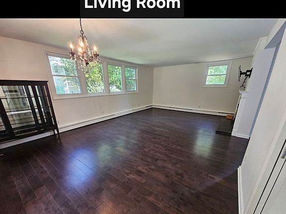 living room with fireplace