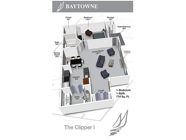 Floor plan Clipper I Classic