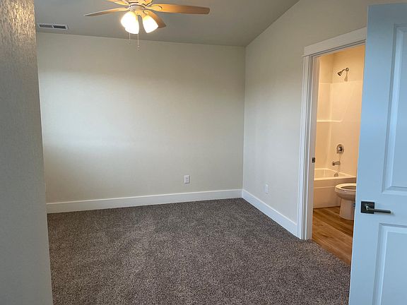 Master bedroom and bath