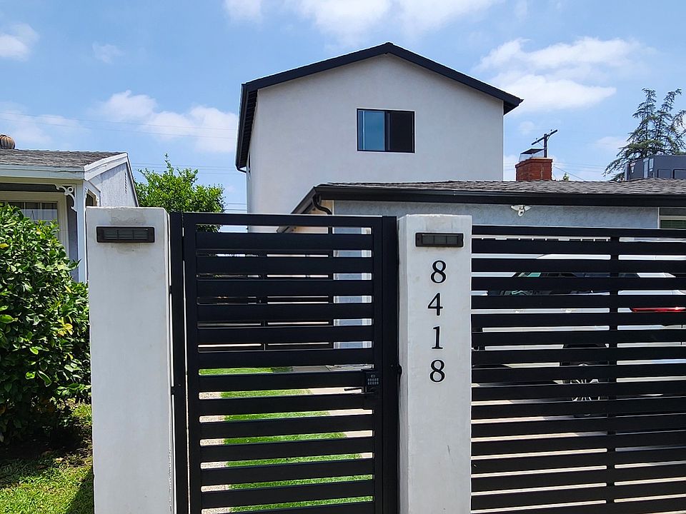 Gated entrance and enclosed designated parking