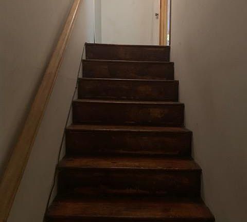 Stairs to 2nd bedroom and office.