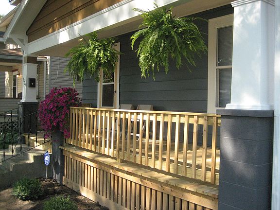 New front porch, enjoy a cup of coffee.