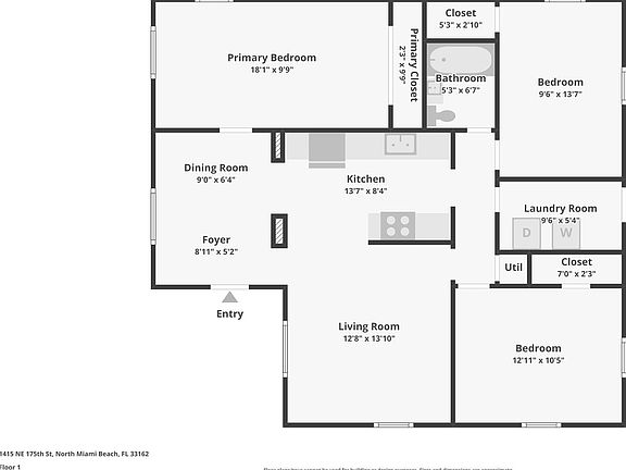 5th image of 1415 NE 175th Street