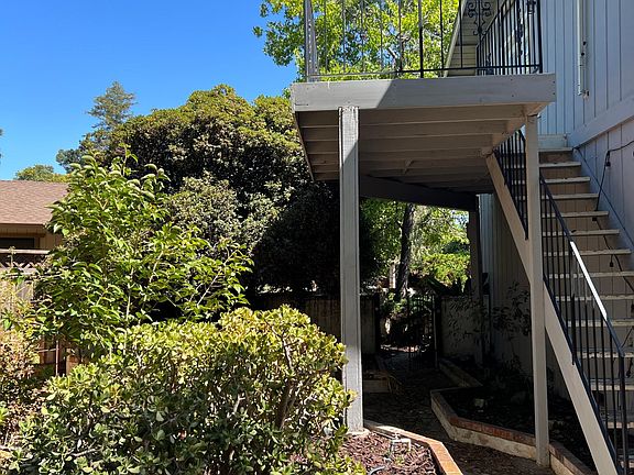 Deck and stairs off master bdrm