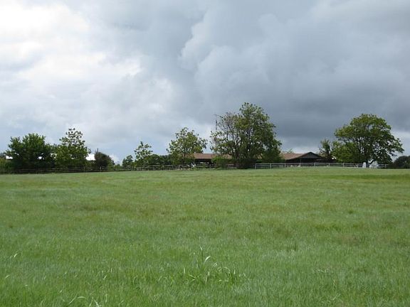 Looking up the hill at the house