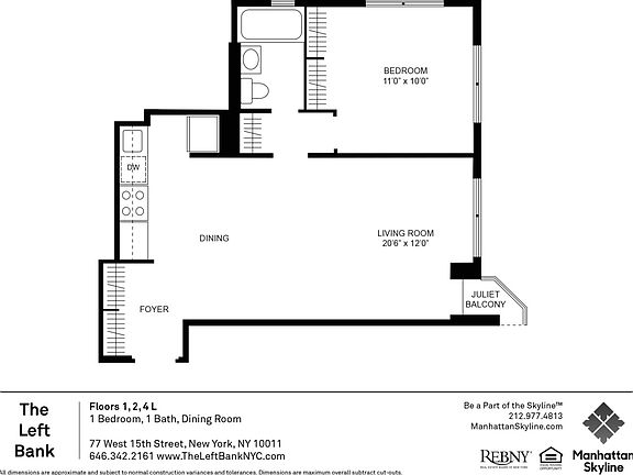 2nd image of 77 W 15th St #112