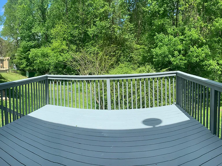 Wide angle view deck