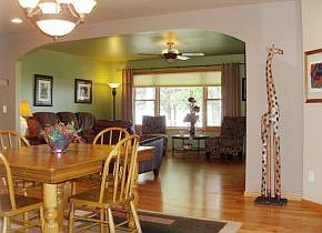 Dining/Living area with View