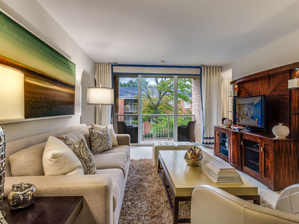 Living Room with Balcony