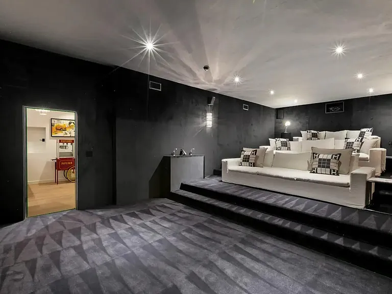 Sit back and enjoy your favorites on-screen in the spacious Theater room.