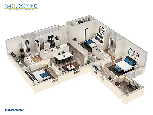 Floor plan Toledano