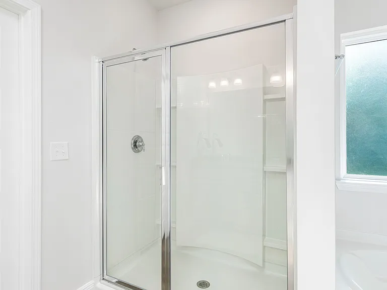 Owners bathroom|tub and walk-in shower