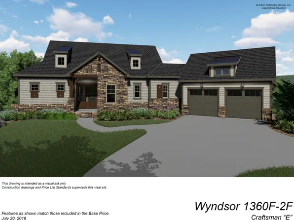 Wyndsor 1360 - homesite not included Plan, Tennessee National