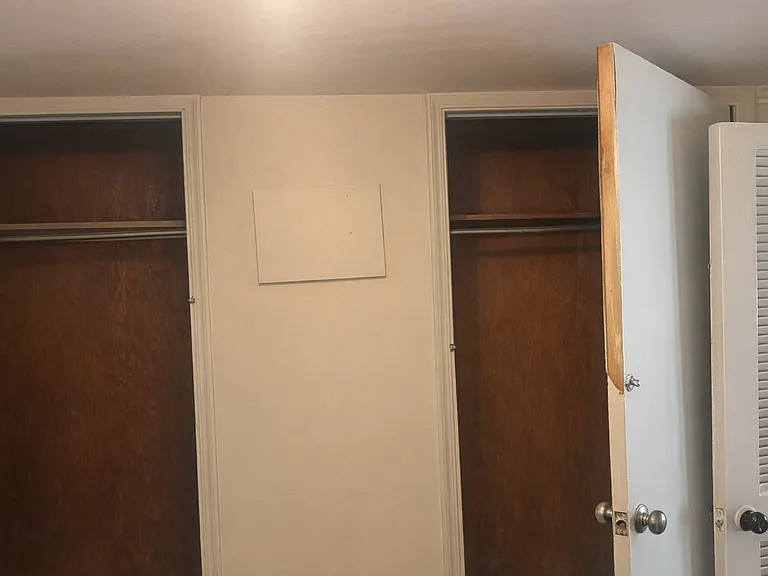 Main room - both closets side by side
