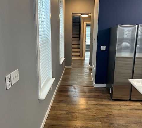 Hallway from Living area to back of House